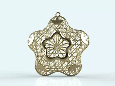 Pendant 3D print model get