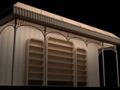 Metal Structure dome  3D model