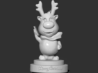Santa s Reindeer 3D print model