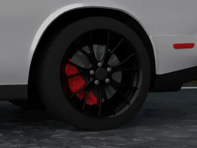 dodge challenger srt hellcat 2015 3D model