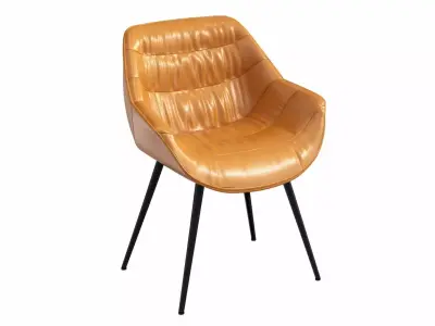 Leather chair loft 3D model
