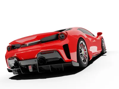 Ferrari 488 Pista  3D model
