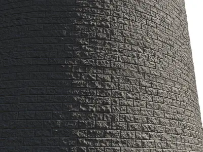 Stone brick 3D model