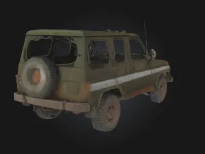 Rustic Explorer  A Weathered Ride Built for Adventure 3D model
