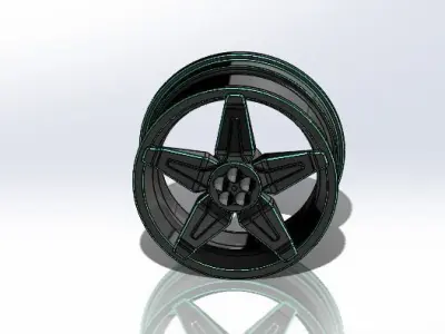 Rim 3D model teflon cup 3D print model