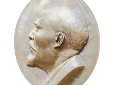 Bas-relief By Lenin Vladimir Ilyich  3D model