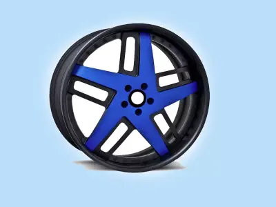 Lowrider big wheels for RC car Donk Rims Gangster wheel 3D print model