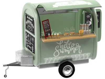 Ice cream truck 3D model