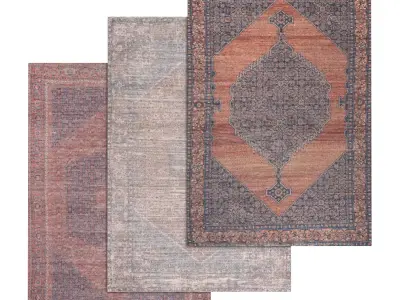 Rug Set 1324 3D model