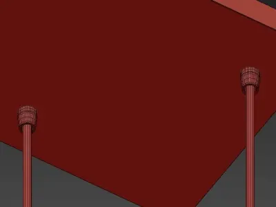 Sculptural Glass 7 Light 3D model