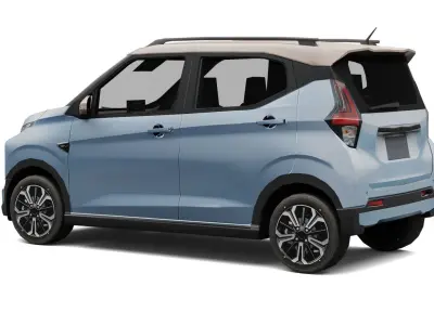 Mitsubishi EK EV 2023 Low-poly 3D model