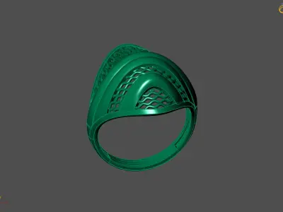Plain Ring Women Ready STL 3DM Models Womens Rings 3D models 3D print model 28