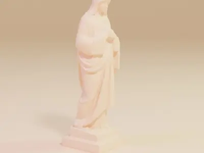 religious statue 3D model