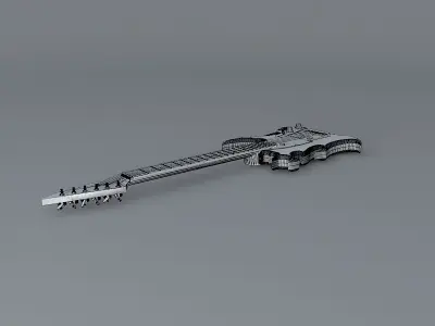 Concept Telecaster guitar Free 3D model