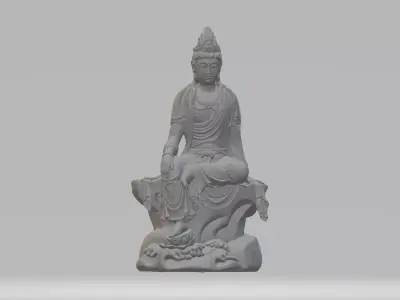 Guanyin Bodhisattva Buddha Statue  3D print model purchase