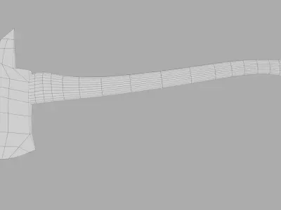 3D Fire Axe  3D model