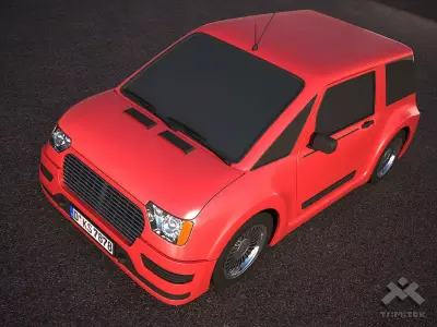 Generic No Brand City Car 3D model