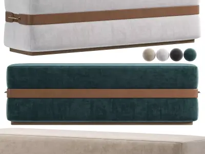  Ray Bench By Mezzo Collection 3D model