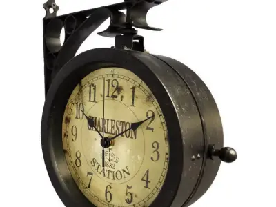 Charleston Outdoor Wall Clock 3D model