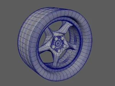 Wheel 3D model 22