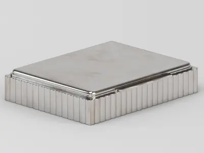 Silver Box 3D model