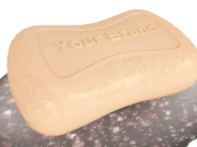 Luxury Soap Bar-Decorative Branding-Ready 3D Model 3D model