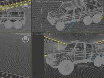 Mercedes G Class Brabus 6x6 3D model