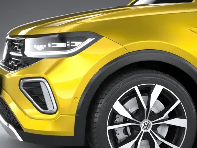 Volkswagen T-Cross R-Line 2024 3D model