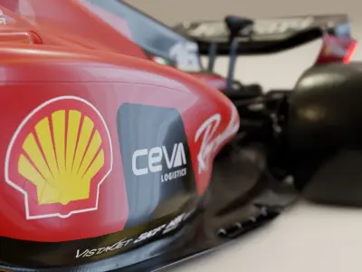 Ferrari SF-23 2023 Charles Leclerc Rigged 3D model 3D model