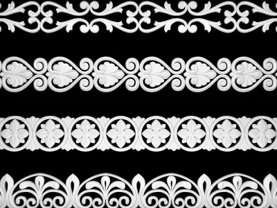 Path Ornament Pack 09 3D model