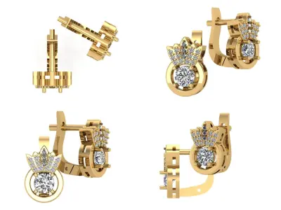 Earrings od81 3D print model