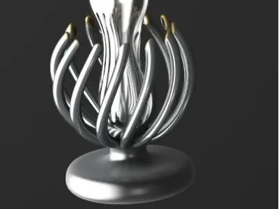 vase of flowers Free 3D model