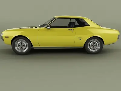 Toyota Celica coupe 1600 ST 1970 3D model
