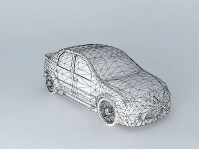 Dacia tuning Free 3D model