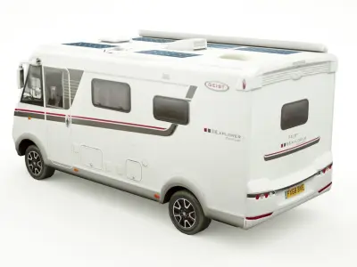 Geist Comfort Explorer 585 camper Low-poly 3D model