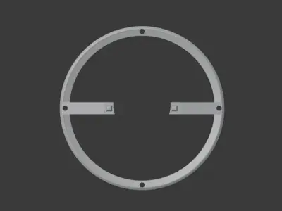 200mm Speaker Cover 3D print model