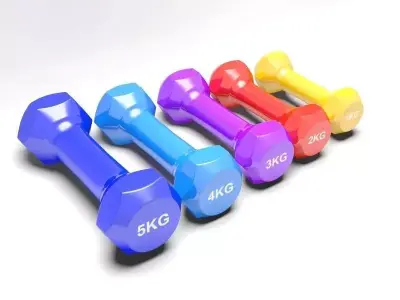  Dumbbell Areobics 3D model