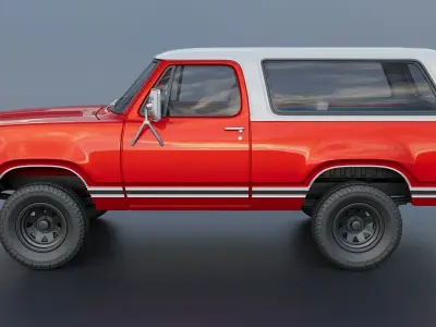 Dodge Ramcharger 1973 3D print model
