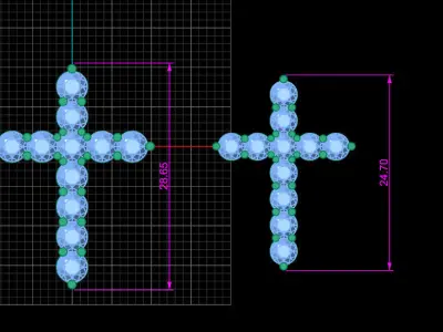 Tiffany cross 2 3D print model