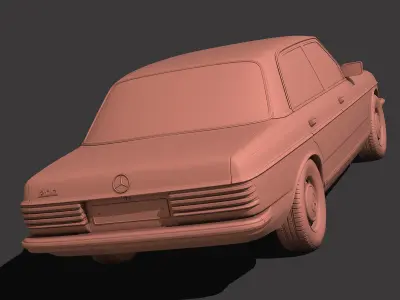  Mercedes Benz W123 3D model