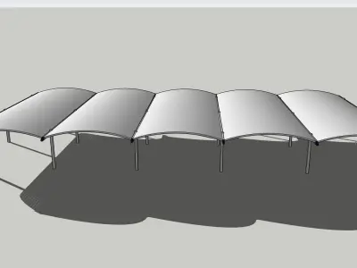 Car-Parking Shade 3D model