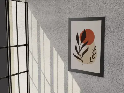 Sunlit Boho Art Free low-poly 3D model