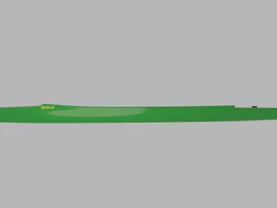 Sprint canoe - Nelo C2 CINCO 3D model