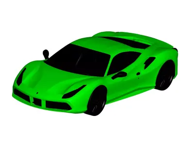 Ferrari 488 3D model
