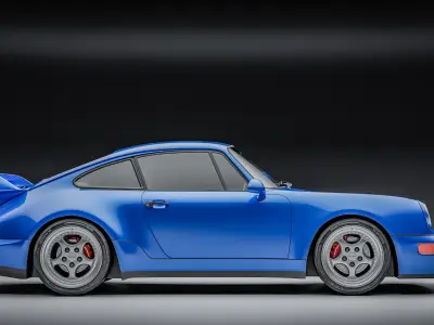Porsche 911 964 Turbo 1992 3D model