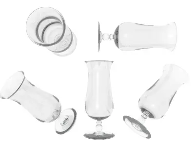 Cocktail glasses Party alcohol bar drink set collection dinosaur 3D model