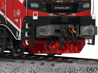 Stadler Euro Dual Erfurter Bahnservice 3D model