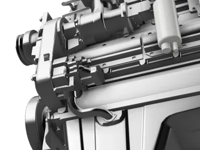 DIESEL CUMMINS ENGINE N14 OR CELET 3D print model