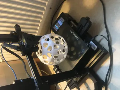 Real Madrid fanlamp - 3D printed Free 3D print model