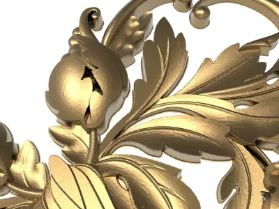  decorative pattern ready for 3D printing 3D model